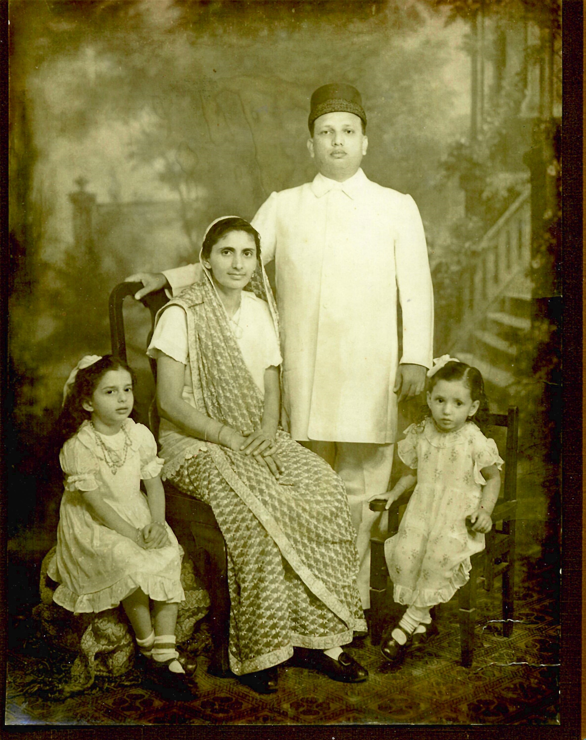 A childhood family picture
